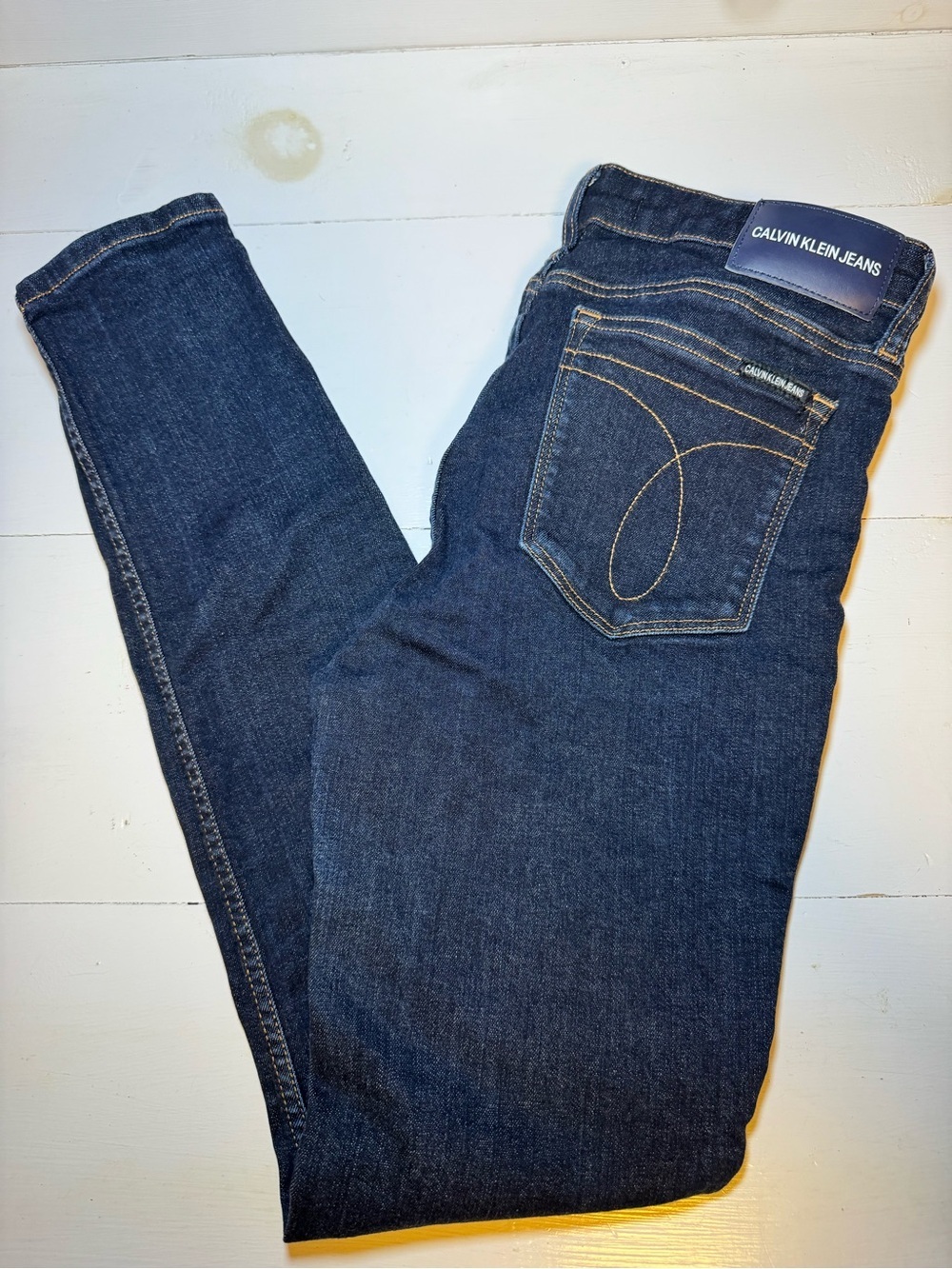 Calvin Klein Jeans Dark Blue Skinny Denim